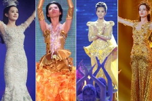 历届金鹰女神造型盘点