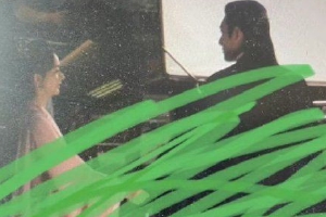 《与凤行》赵丽颖粉衣造型与林更新牵手