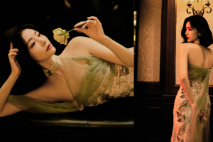 鞠婧祎露营写真 双马尾氧气感甜妹