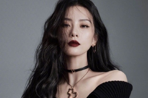 刘诗诗黑白氛围感大片暗黑系妆容酷飒