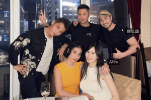 阿娇前夫赖弘国携孕妻Alice聚会