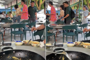 王思聪现身吃百元铁锅炖获美女相陪