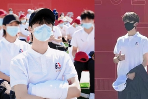 严浩翔何洛洛现身北京电影学院开学典礼