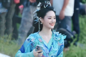 郭晓婷《狐妖小红娘》饭拍路透曝光