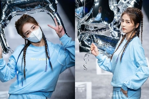 白鹿登台走秀扎拳击辫甜酷满分