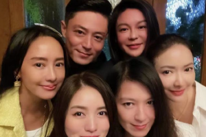 霍建华与林熙蕾关颖等好友聚会