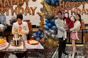 郭富城甜蜜回应方媛为自己庆生