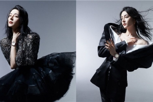 迪丽热巴穿短款蓬蓬裙秀气质高贵