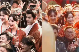 欧阳娜娜徐正溪穿婚服造型亮相