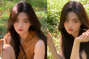 杨超越比耶自拍五官好甜美精致