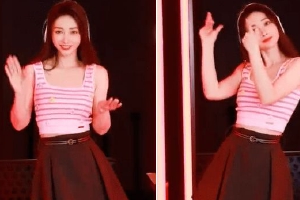 柳岩化身世界杯啦啦队热舞少女感满满