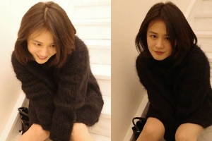 马思纯晒日常随拍笑容甜美