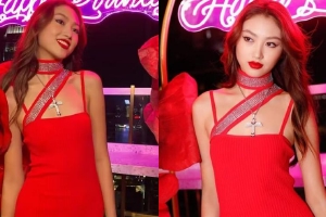 任达华女儿任晴佳庆18岁生日成熟性感