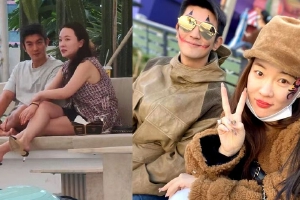 杜江霍思燕度假被网友偶遇