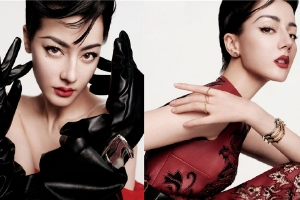 迪丽热巴眼神魅惑气场强