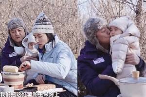 李亚鹏一家“阳康”后首次外出