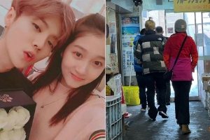 网友日本海鲜市场偶遇鹿晗关晓彤