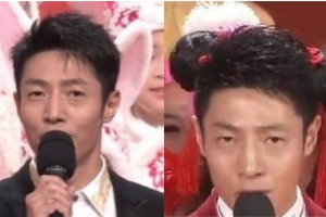 撒贝宁春晚又现错位图被称“宁娜贝儿”