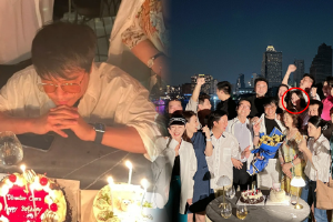 陈思诚曼谷庆生 小女友疑现身