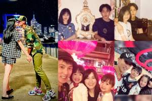 吴尊和妻子接吻庆相恋27年