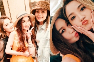 温碧霞晒与容祖儿阿Sa等人合影