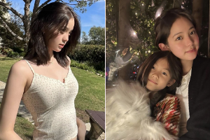 陈冠希晒欧阳娜娜与女儿合照