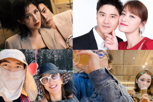 陈意涵陆毅张歆艺等晒夫妻合照