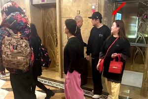 沈腾带老婆参加婚礼穿情侣装