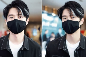 刘昊然回归《大侦探》 银色挑染造型帅气