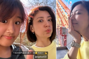 贾静雯大女儿梧桐妹古灵精怪十分可爱