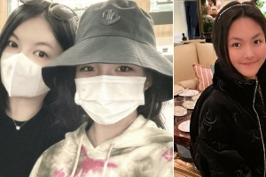 李湘晒母女合影否认参加乘风破浪主持工作