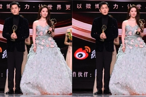 胡歌获微博KING刘亦菲获微博QUEEN