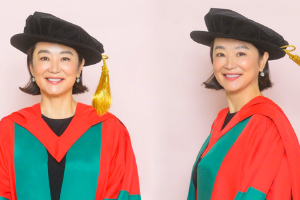 林青霞获香港大学荣誉博士学位