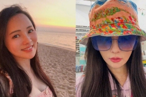 伊能静对镜自拍俏皮有活力