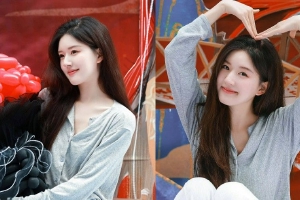 赵露思晒杀青照捧花甜笑