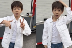 霍思燕儿子嗯哼五官精致变化大