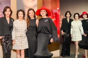 刘嘉玲何超琼杨紫琼林青霞罕同框