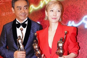 郑秀文刘青云等现身金像奖庆功派对