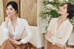 宋慧乔高清怼脸镜头曝光优雅自信