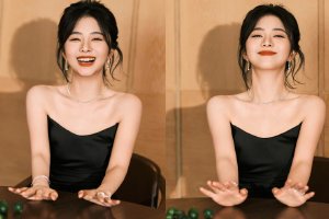 谭松韵直角肩被"夸"回应称是角度问题