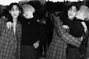 王嘉尔BamBam拥抱感情亲密