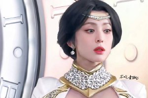 娜扎cos二次元人物灵动美丽