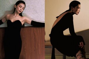 刘涛最新大片曝光 黑色露背裙简约性感