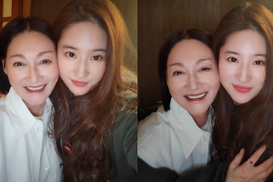 惠英红晒与刘亦菲合照为其庆生