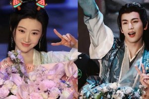 景甜张凌赫《四海重明》杀青路透