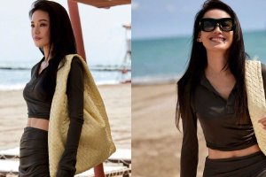 舒淇海岸线阳光大片笑容蔚蓝纯澈