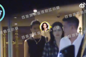 翟天临载辛芷蕾与好友聚餐打扮低调