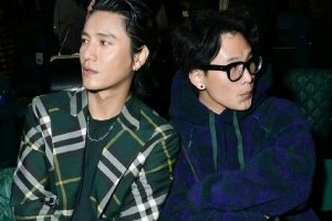 父子档出行！陈坤带儿子现身伦敦时装周