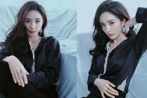 杨幂allblack写真又美又帅