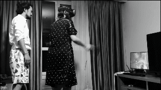 袁弘张歆艺玩体感游戏